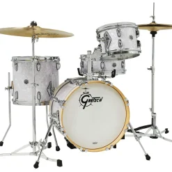 Gretsch Drums Brooklyn 4-Piece Micro Kit Shell Pack White Marine Pearl