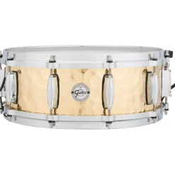 Gretsch Drums Silver Series Hammered Brass Snare Drum 14 x 5
