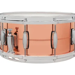 Gretsch Drums USA C2 2mm Polished Copper 10 Lug Snare Drum 14 x 6.5 in.