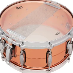 Gretsch Drums USA C2 2mm Polished Copper 10 Lug Snare Drum 14 x 6.5 in.