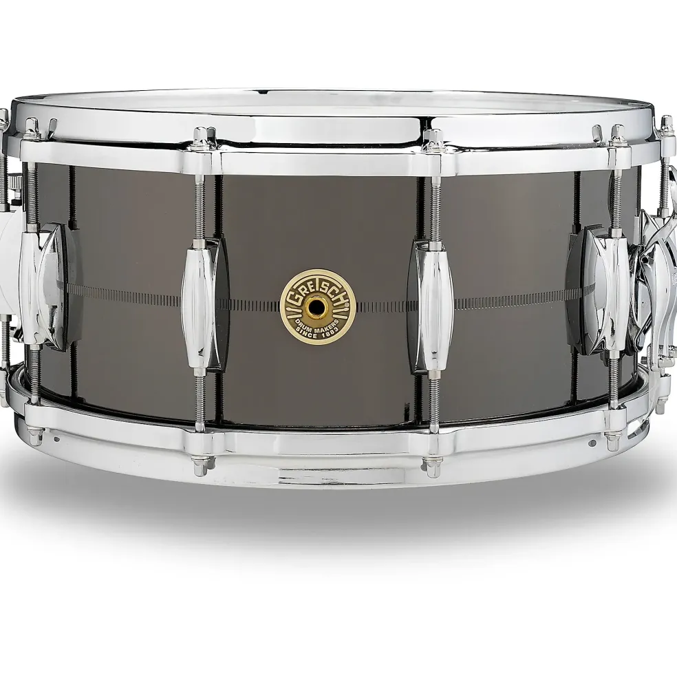 Gretsch Drums USA Solid Steel Snare Drum 14 x 6.5 in. Black Chrome