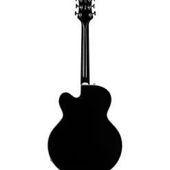 Gretsch Guitars Falcon Hollow Body with String-Thru Bigsby Electric Guitar Black