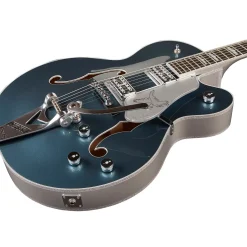 Gretsch Guitars G6136T LTD 140th Falcon Hollowbody Electric Guitar With Bigsby Two-Tone Stone Platinum/Pure Platinum