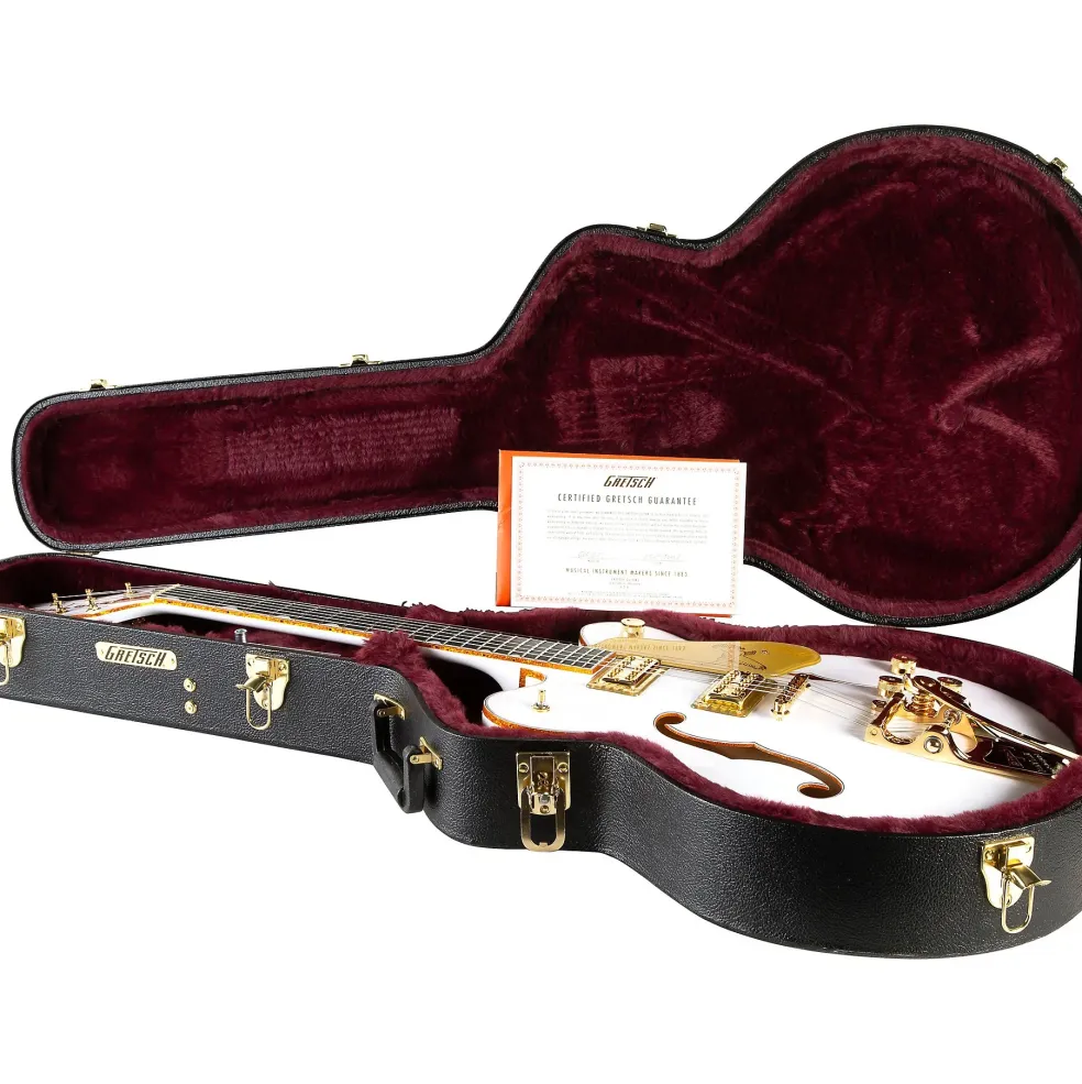Gretsch Guitars G6636T Players Edition Falcon Center Block Bigsby Semi-Hollow Electric Guitar White