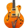 Gretsch Guitars G6120T-BSSMK Brian Setzer Signature Nashville Hollowbody '59 "Smoke" With Bigsby Electric Guitar Smoke Orange Lacquer