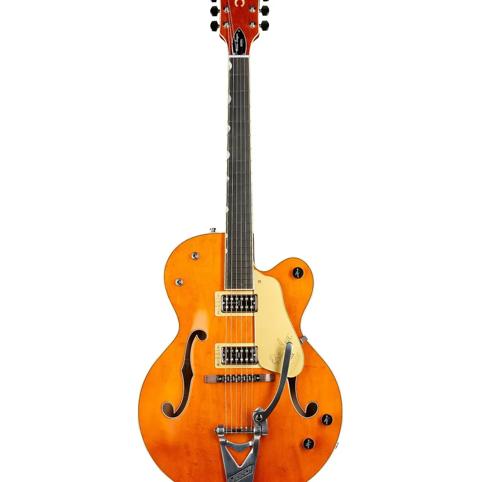 Gretsch Guitars G6120T-BSSMK Brian Setzer Signature Nashville Hollowbody '59 "Smoke" With Bigsby Electric Guitar Smoke Orange Lacquer