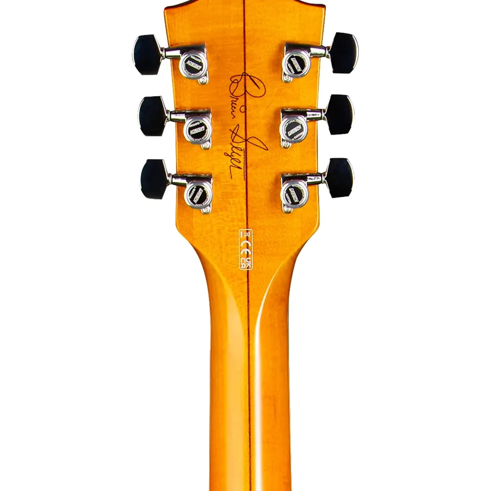 Gretsch Guitars G6120T-BSSMK Brian Setzer Signature Nashville Hollowbody '59 "Smoke" With Bigsby Electric Guitar Smoke Orange Lacquer