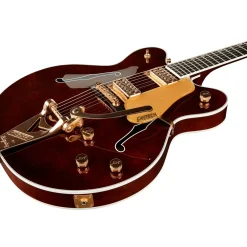 Gretsch Guitars G6122TG Players Edition Country Gentleman Hollowbody Electric Guitar Walnut Stain
