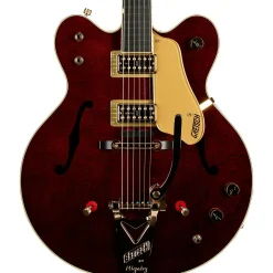 Gretsch Guitars G6122T-62GE Vintage Select Edition 1962 Chet Atkins Country Gentleman Hollowbody Electric Guitar Walnut Stain