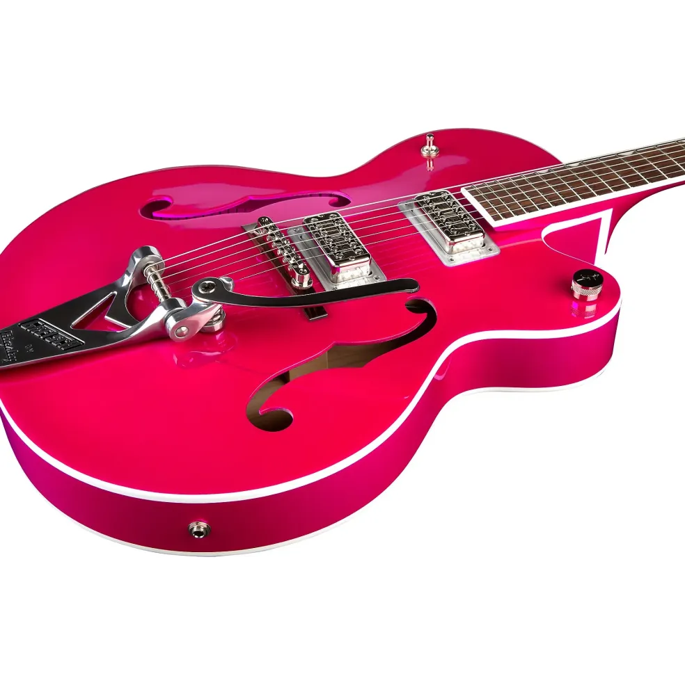 Gretsch Guitars G6120T-HR Brian Setzer Signature Hot Rod Hollowbody With Bigsby Candy Magenta