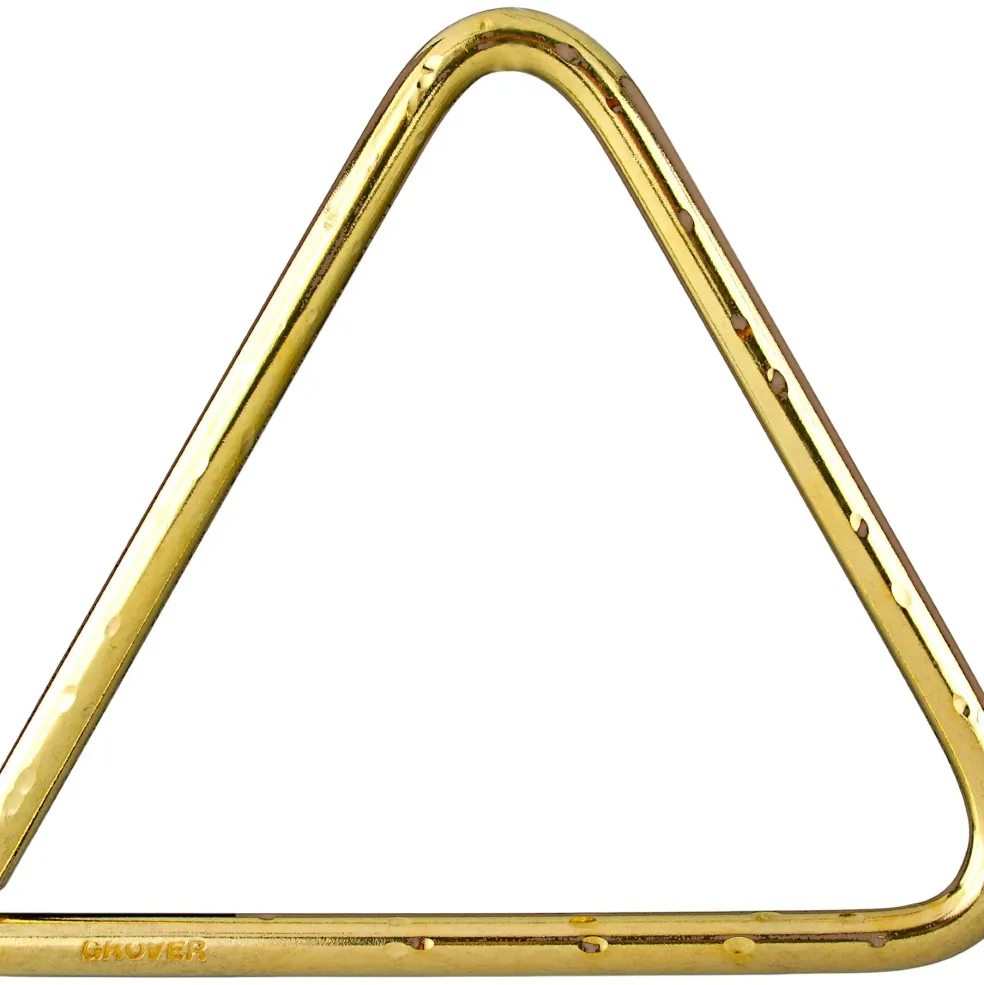 Grover Pro Bronze Hammered Lite Symphonic Triangle 6 in.