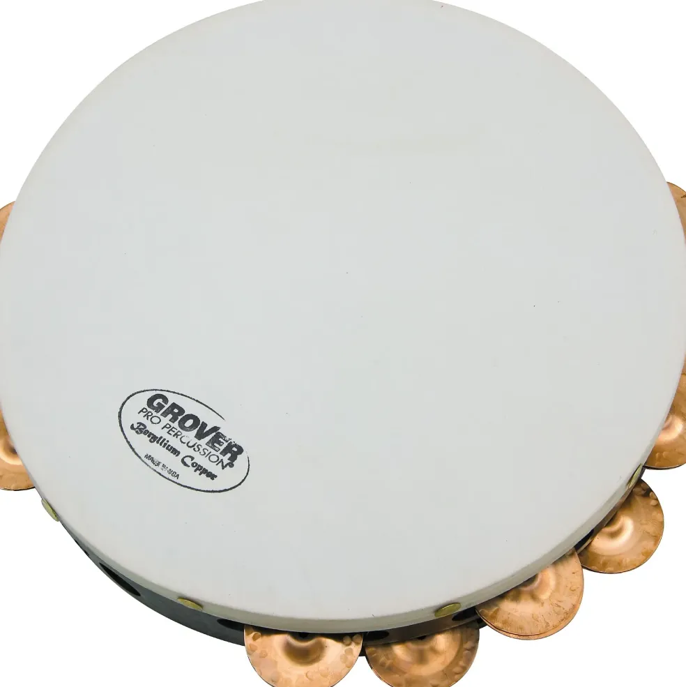 Grover Pro Projection Plus 10" Tambourine Beryllium Copper