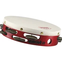 Grover Pro Projection-Plus Double-Row Heat Treated Silver Tambourine 8 in.