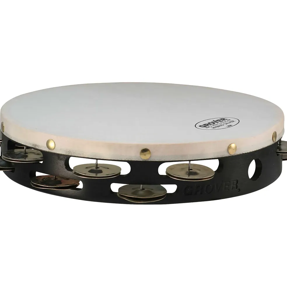 Grover Pro T2/HS Hybrid Double-Row 10" Tambourine 10 in.