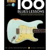 Hal Leonard 100 Blues Lessons Guitar Lesson Goldmine Series Softcover with Online Audio