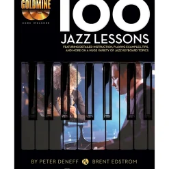 Hal Leonard 100 Jazz Lessons - Keyboard Lesson Goldmine Series Book/2-CD Pack