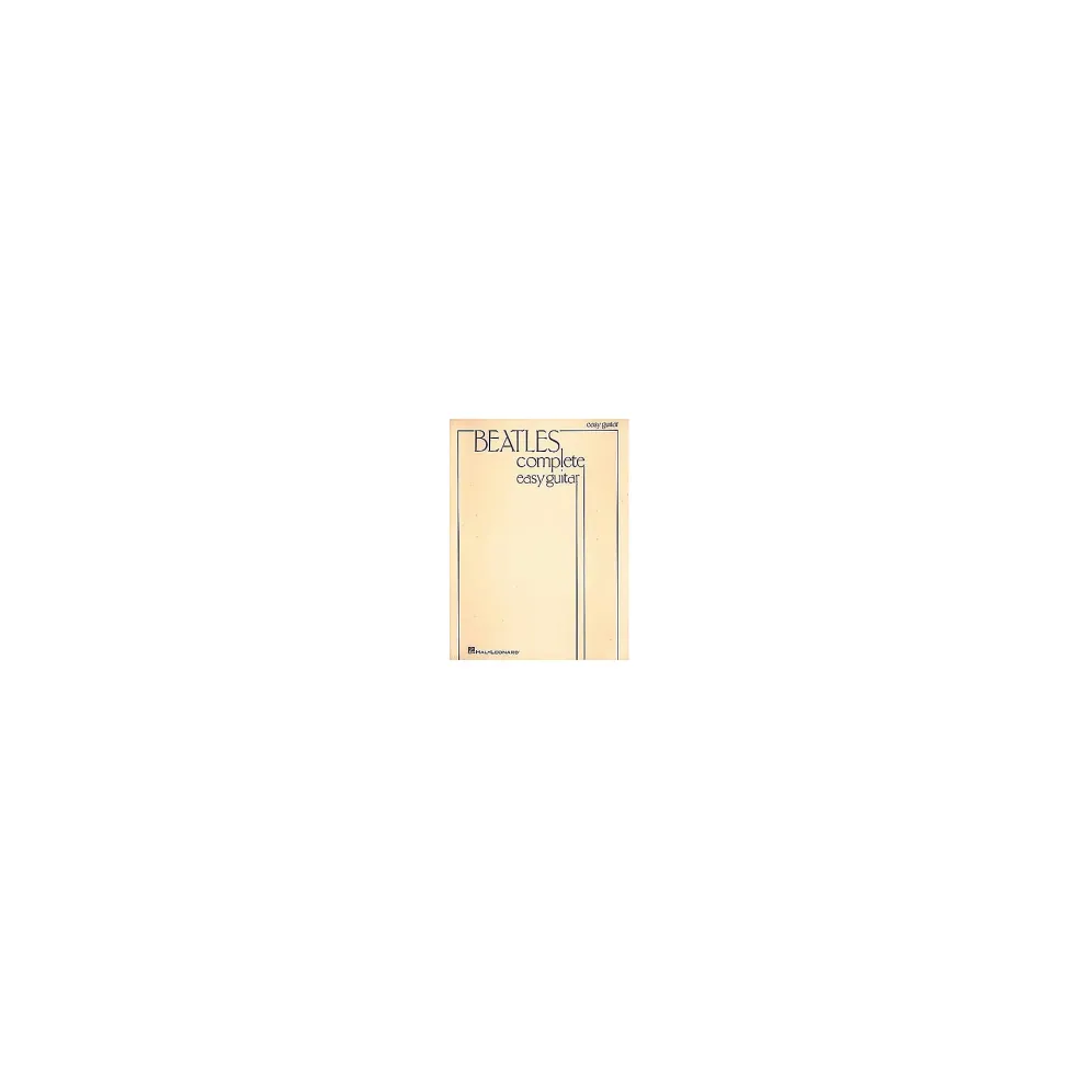 Hal Leonard Beatles Complete Easy Guitar Songbook