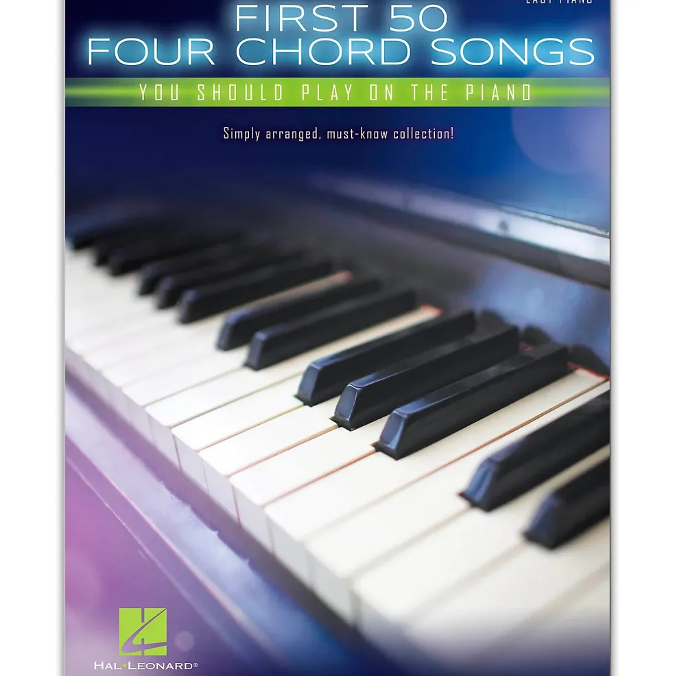 Hal Leonard First 50 4-Chord Songs You Should Play on the Piano - Easy Piano
