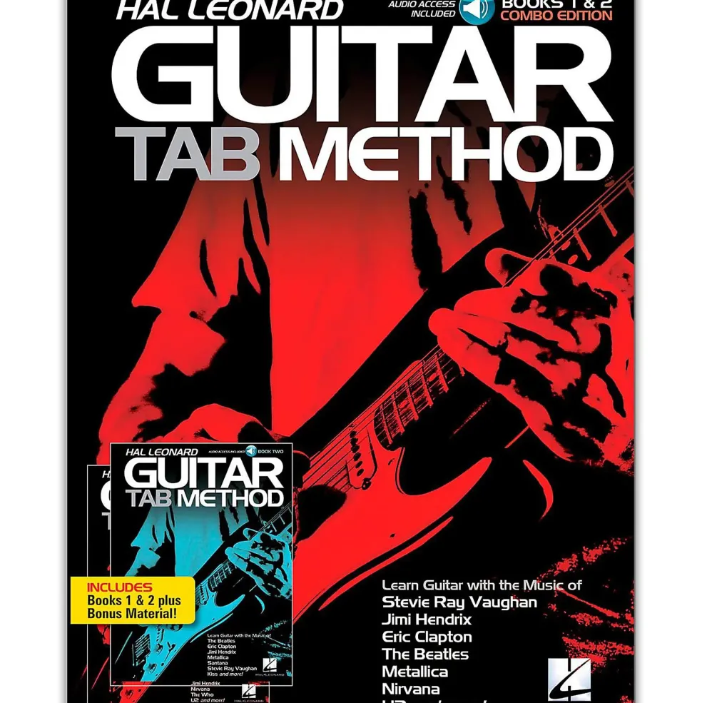 Hal Leonard Guitar Tab Method Books 1 & 2 Combo Edition (Book/Online Audio)
