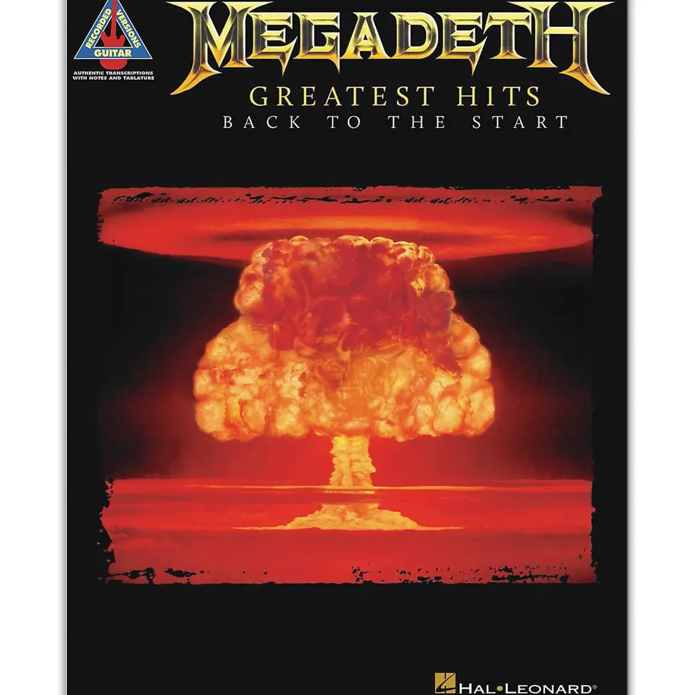 Hal Leonard Megadeth - Greatest Hits: Back to the Start Guitar Tab Songbook