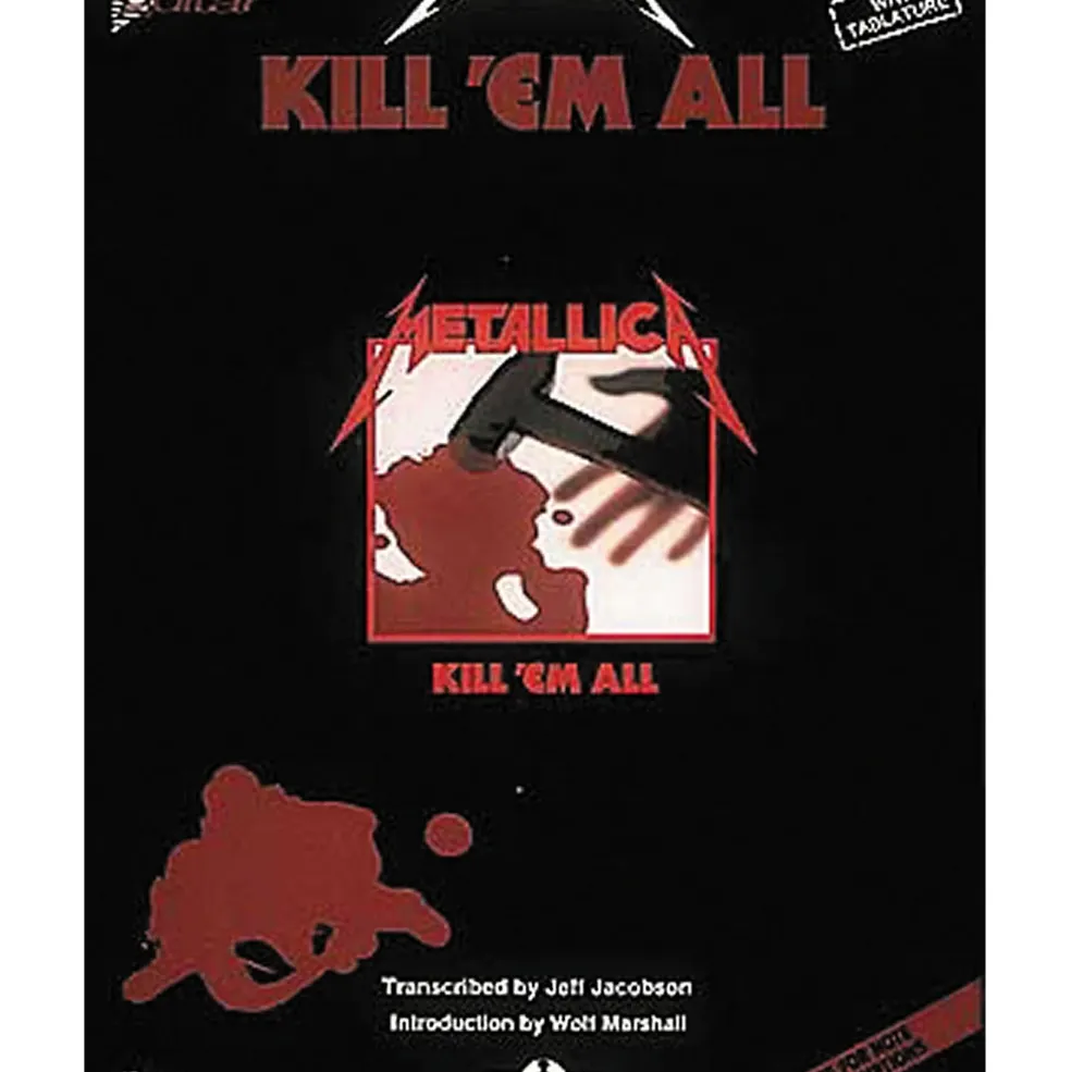 Hal Leonard Metallica Kill 'em All Guitar Tab Songbook