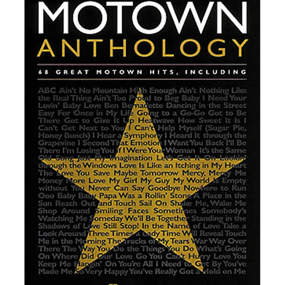 Hal Leonard Motown Anthology Piano, Vocal, Guitar Songbook
