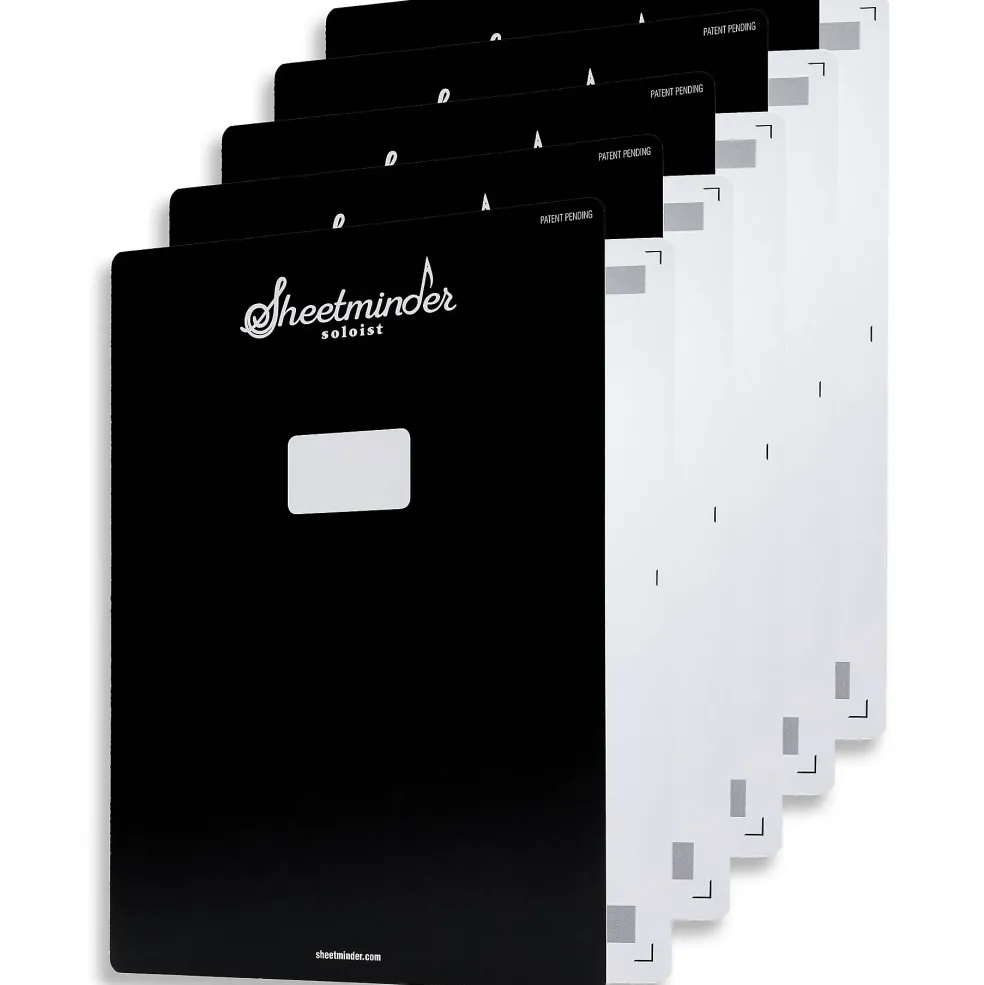 Hal Leonard Sheetminder Soloist Sheet Music Folder 5-Pack