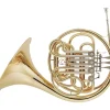 Hans Hoyer 801 Geyer Style Series Double Horn with Mechanical Linkage and Fixed Bell Lacquer Fixed Bell