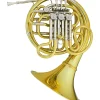 Hans Hoyer 6801 Heritage Kruspe Style Series Double Horn with Mechanical Linkage and Fixed Bell Lacquer Fixed Bell