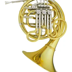 Hans Hoyer 6801 Heritage Kruspe Style Series Double Horn with Mechanical Linkage and Fixed Bell Lacquer Fixed Bell