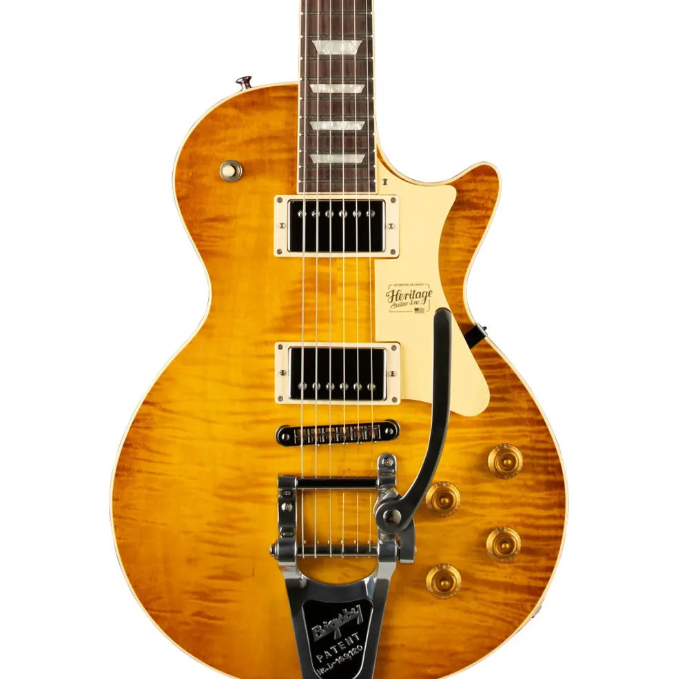 Heritage Standard Collection H-150 Bigsby Electric Guitar Dirty Lemon Burst