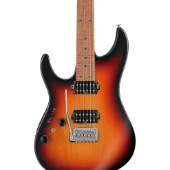 Ibanez AZ2402L AZ Prestige Left-Handed Electric Guitar Tri Fade Burst Flat