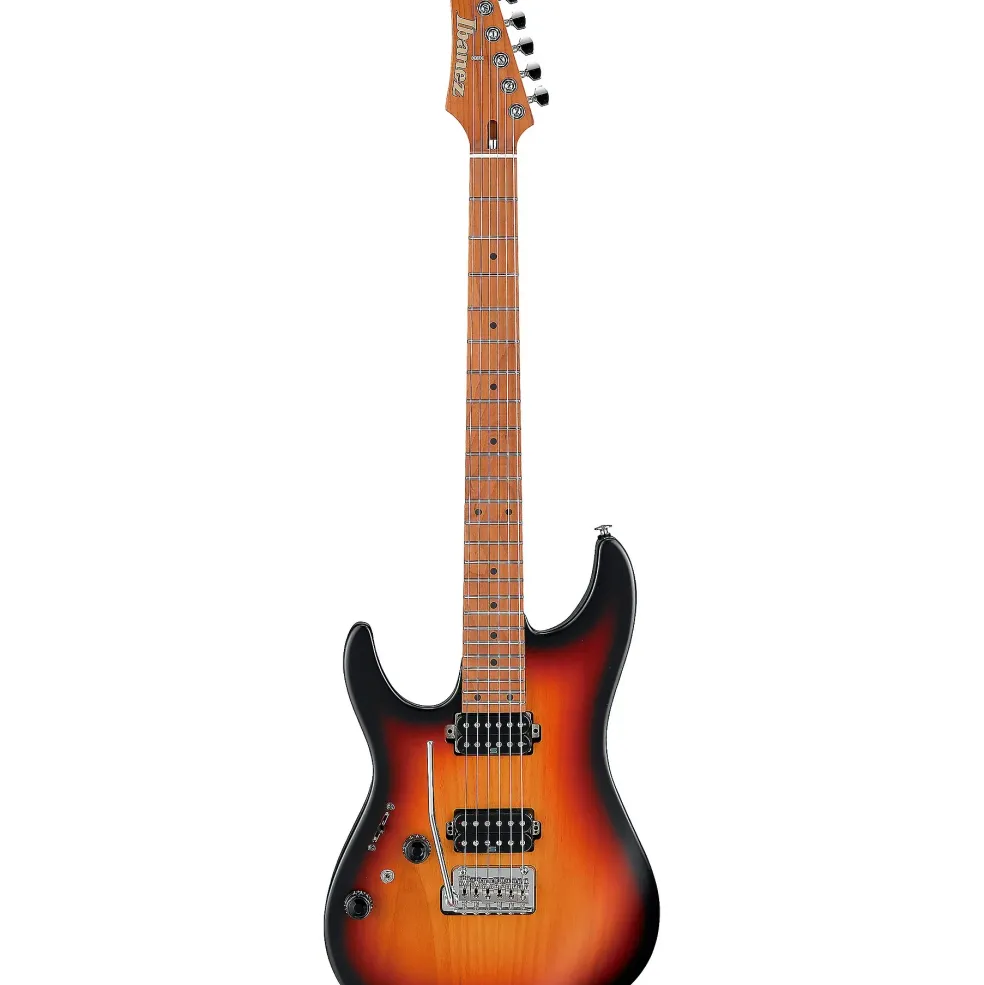 Ibanez AZ2402L AZ Prestige Left-Handed Electric Guitar Tri Fade Burst Flat