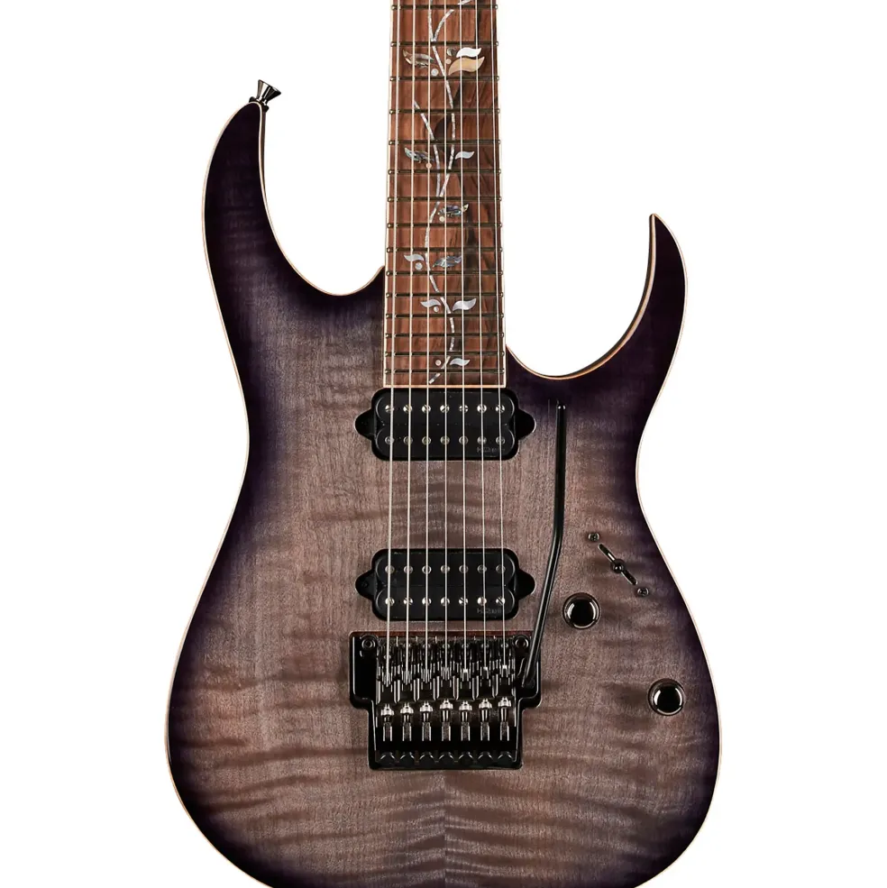 Ibanez RG8527 RG j.custom 7 String Electric Guitar Black Rutile