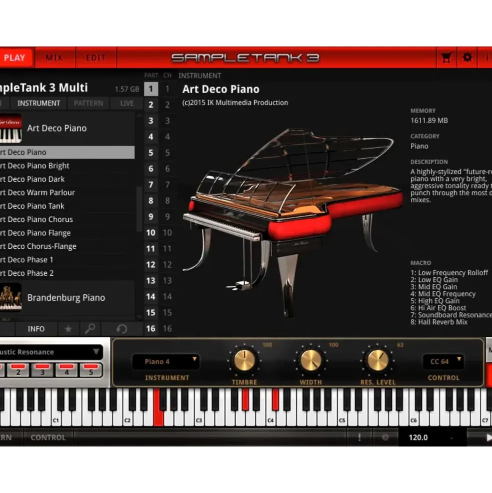 IK Multimedia Art Deco Piano