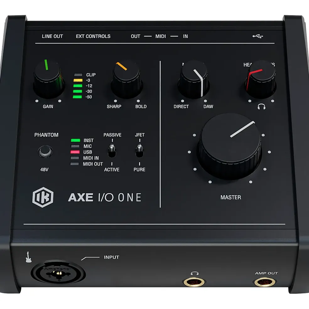 IK Multimedia AXE I/O ONE 1-Channel USB-C Audio Interface