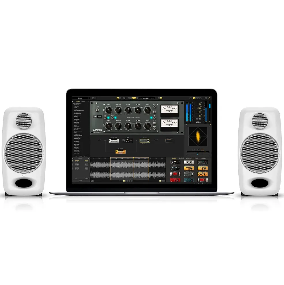 IK Multimedia iLoud Micro Monitor 3" Powered Studio Monitors (Pair), White