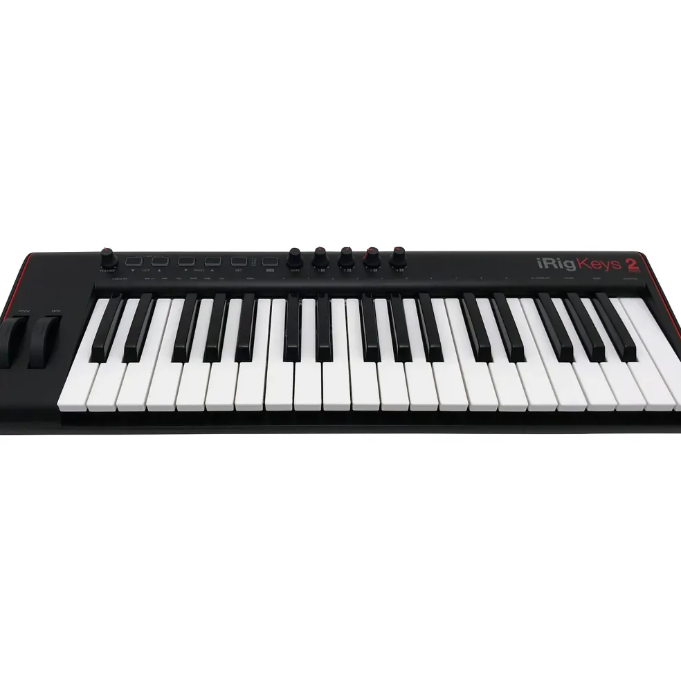 IK Multimedia iRig Keys 2 Pro 37-Full-Size-Key Controller for iPhone, iPad and Mac/PC With SampleTank SE