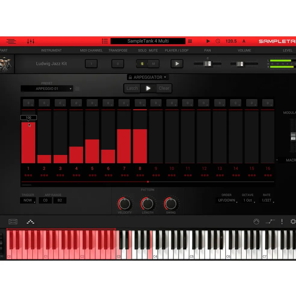IK Multimedia SampleTank 4 SE Virtual Drums Software Plug-in