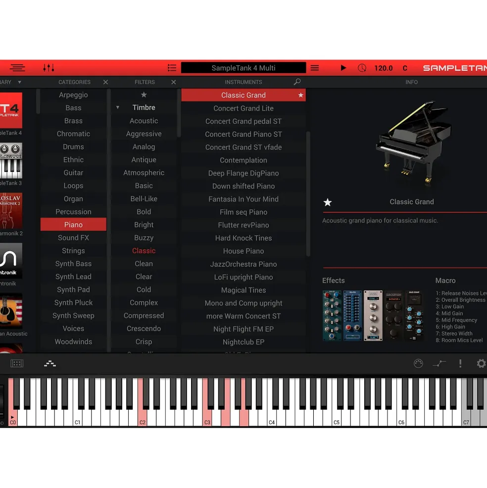 IK Multimedia SampleTank 4 SE Virtual Drums Software Plug-in