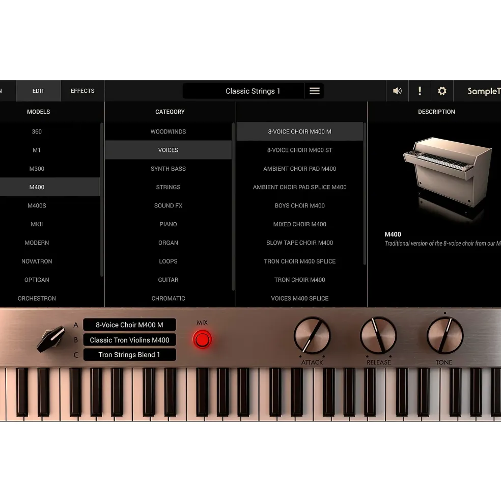 IK Multimedia SampleTron 2 Analog Tape-Based Virtual Instrument Plug-in