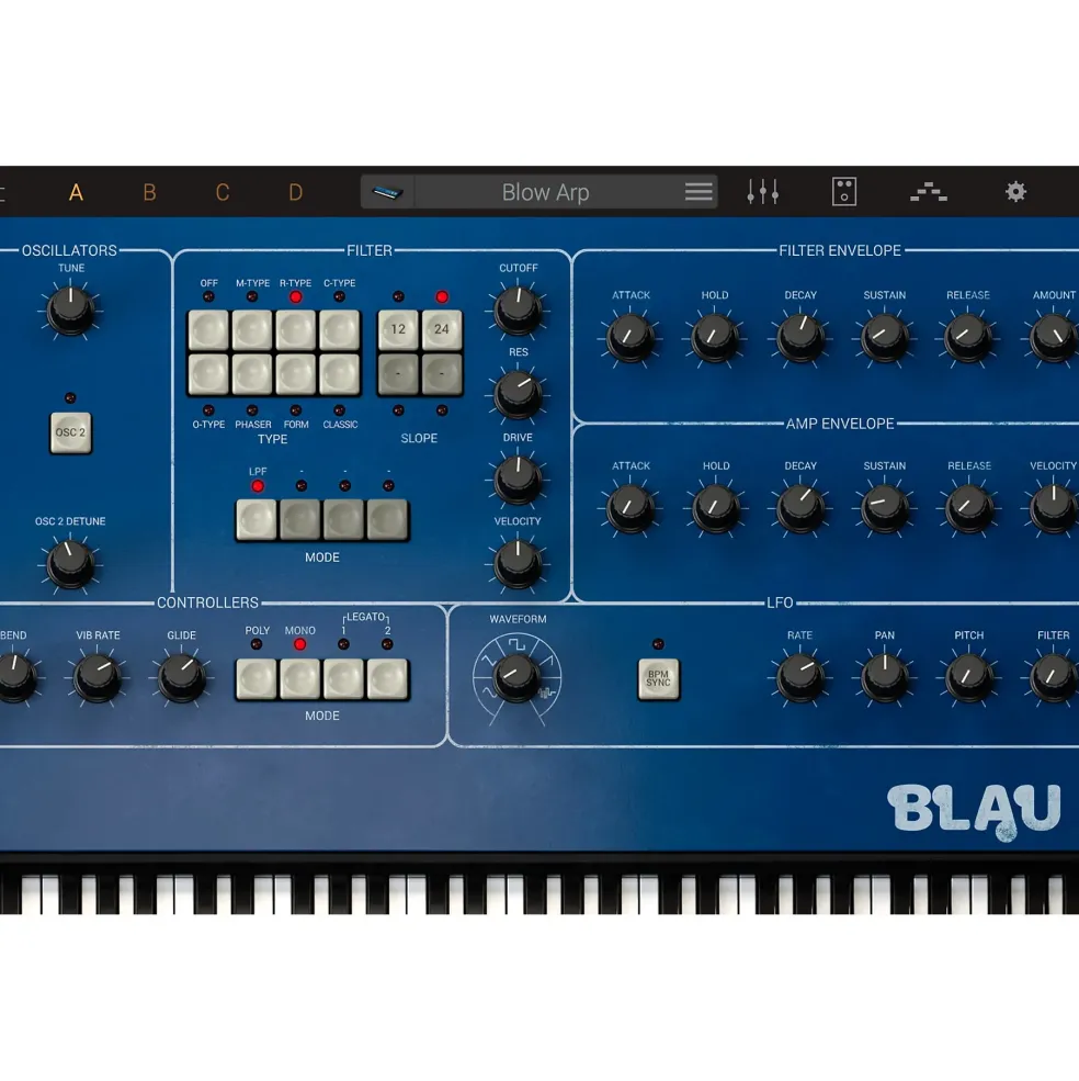 IK Multimedia Syntronik Instruments Blau Synth