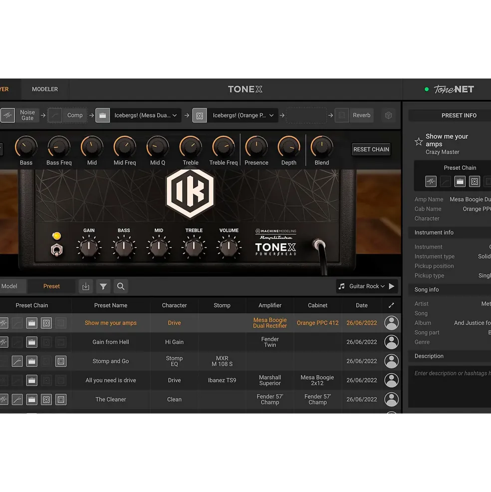 IK Multimedia TONEX SE Plug-in