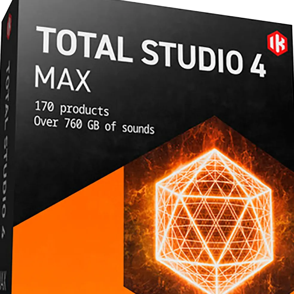 IK Multimedia Total Studio 4 MAX Virtual Instrument Plug-in