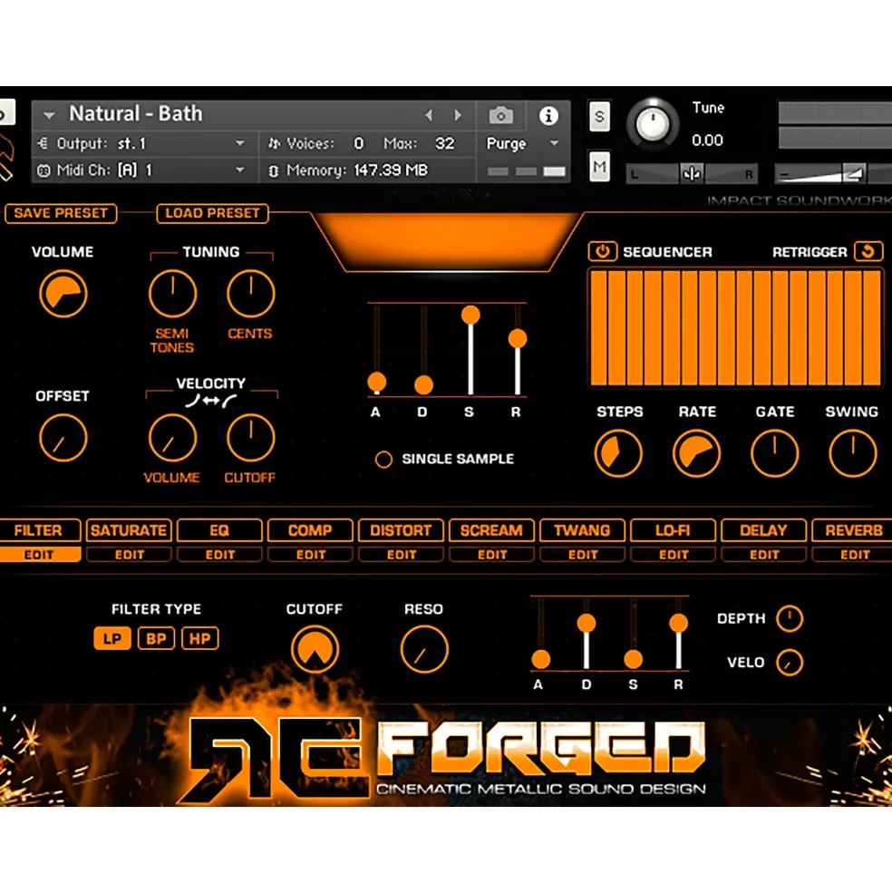Impact Soundworks ReForged Cinematic Metallic Percussion (Download)