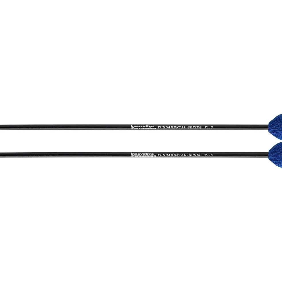 Innovative Percussion Fundamental Series Medium-Soft Marimba Mallet Medium Blue Yarn