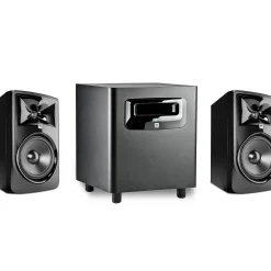 JBL 2.1 Studio Bundle With 308P MkII 8" Powered Studio Monitor Pair & LSR310S 10" Powered Studio Sub