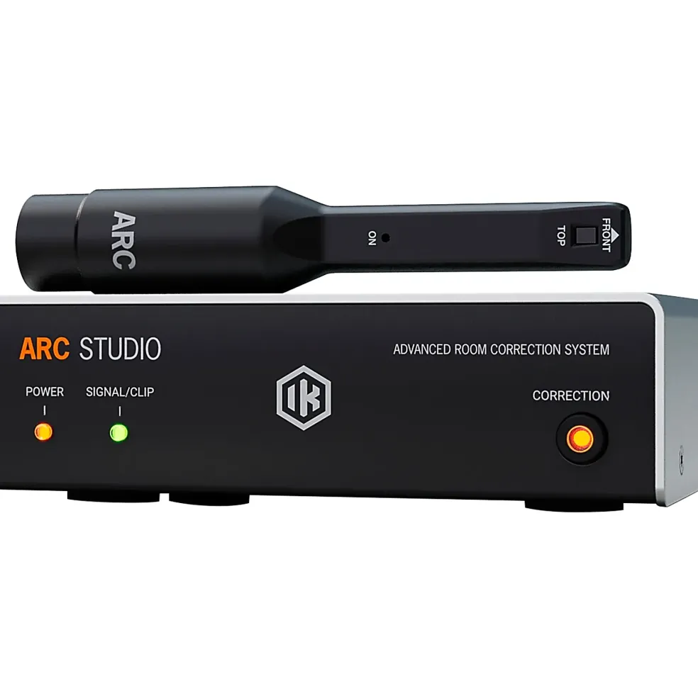 JBL 308P MKII 8" Studio Monitor Pair with IK Multimedia ARC Studio Advanced Room Correction System