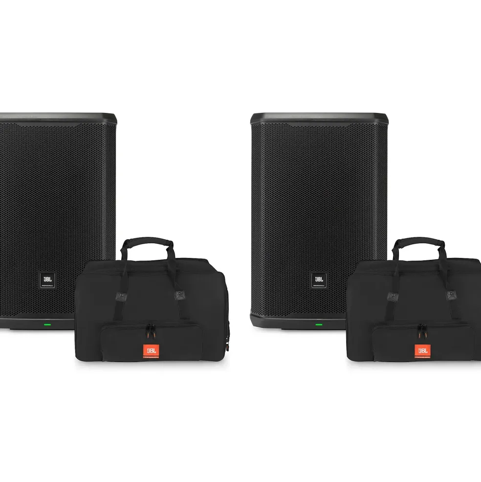 JBL PRX915 Powered Speaker Package With Bags