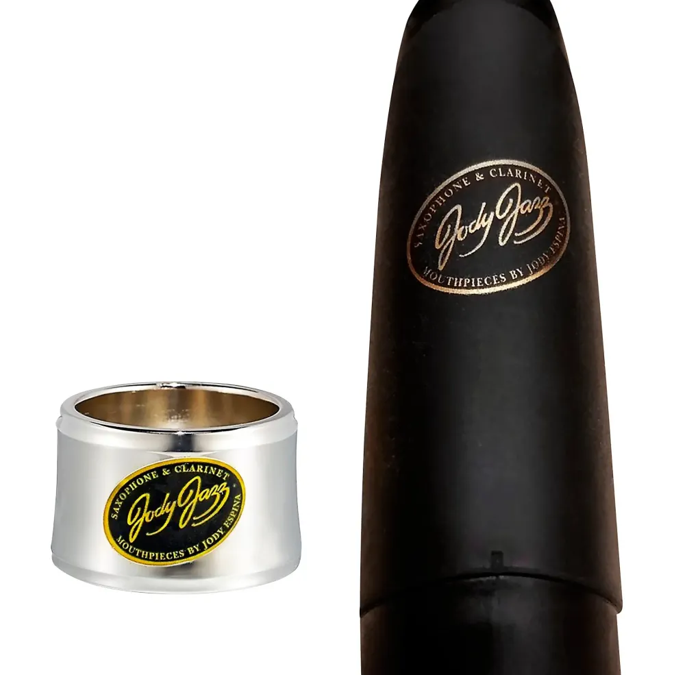JodyJazz Power Ring MT1 Series Ligature With Cap Silver
